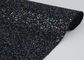 O algodão que suporta a tela do brilho do preto do laser, faísca misturou a tela do material do brilho fornecedor