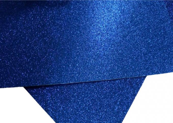 Papel de parede azul da decoração KTV do Natal do papel do cartão do brilho do ofício do Handwork de Diy