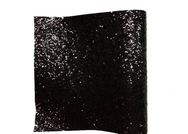 China Papel de parede preto robusto 25cm*138cm das cobertas de parede da tela do brilho de matéria têxtil do plutônio fornecedor