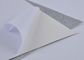 Papel de prata autoadesivo 30.5*30.5cm do brilho da cor lisa para a fatura do cartão fornecedor