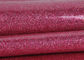 PVC de 1.38m que Shinning o couro cor-de-rosa da tela do Pvc do brilho com parte inferior de pano fornecedor