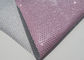 China Cortina de couro perfurada Sequined metálica robusta da decoração da casa do papel de parede da tela exportador