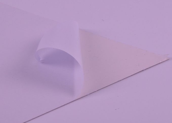 Papel traseiro pegajoso resistente ao calor do brilho, papel esparadrapo feito a mão do brilho