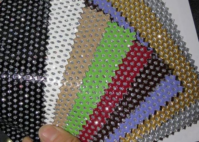 Bom Handfeeling perfurou a tela material de couro a cor personalizada